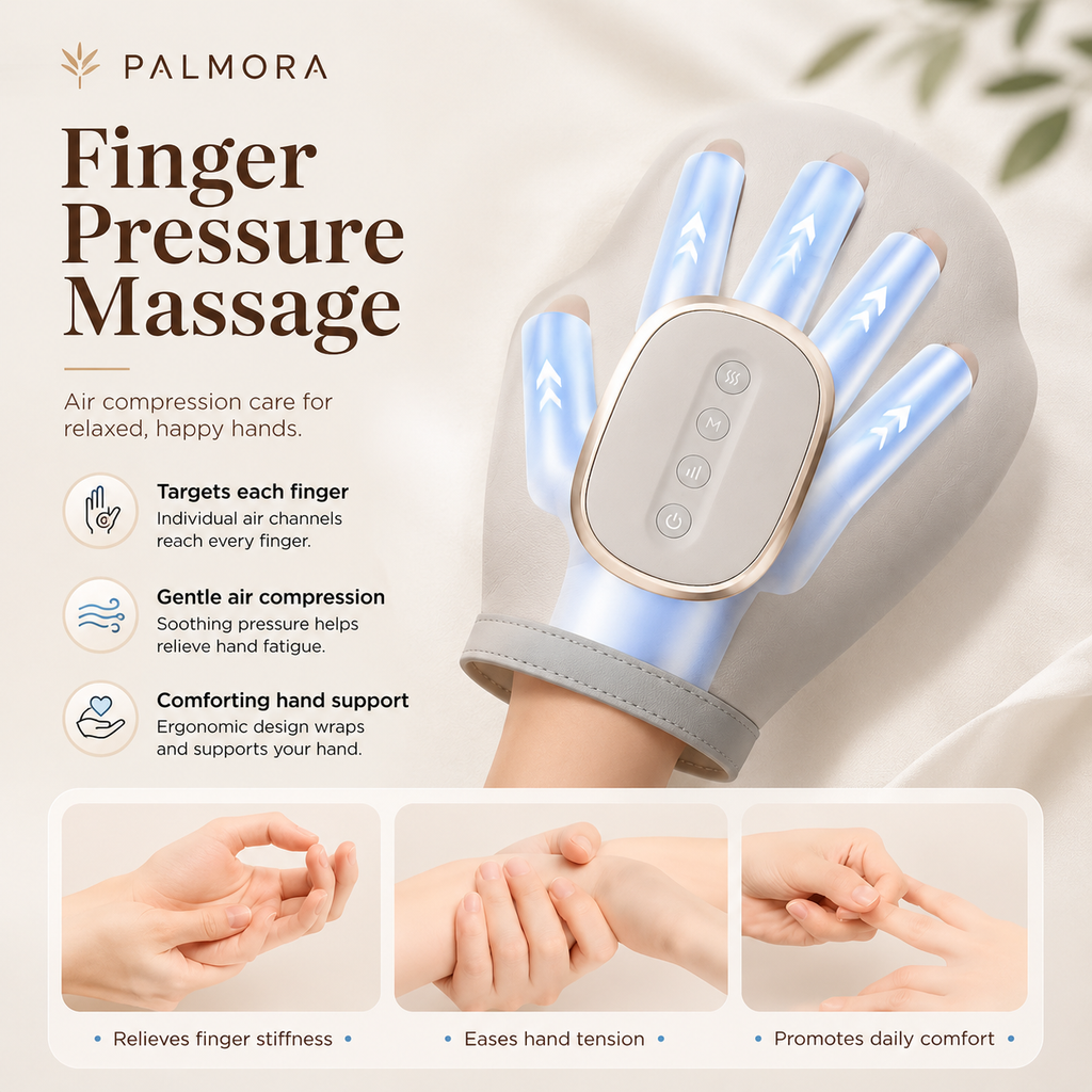 Finger Pressure Massage infographic