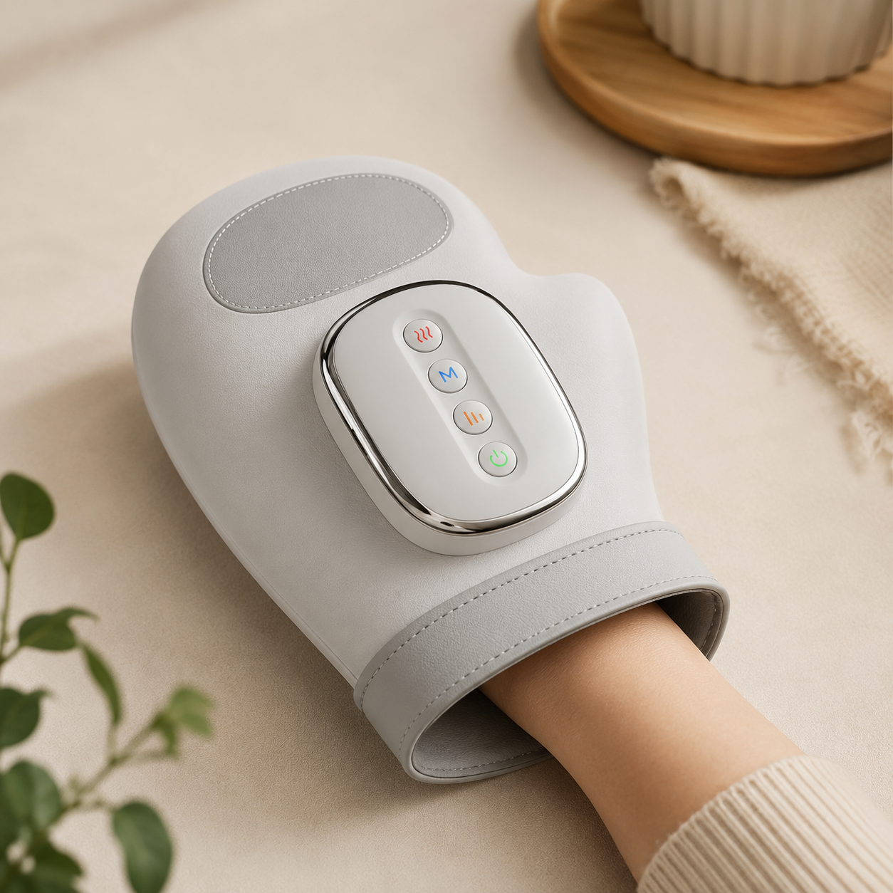 Palmora AirHeat Hand Massager lifestyle